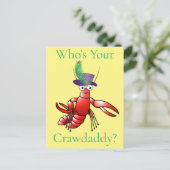 Wer ist dein Crawdaddy? Thunder_Cove Postkarte (Stehend Vorderseite)