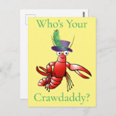 Wer ist dein Crawdaddy? Thunder_Cove Postkarte (Vorne/Hinten)