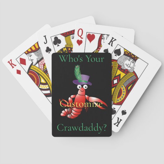 Wer ist dein Crawdaddy? Thunder_Cove Spielkarten (Rückseite)