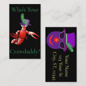 Wer ist dein Crawdaddy? Thunder_Cove Visitenkarte (Vorne/Hinten)