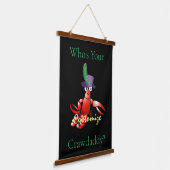 Wer ist dein Crawdaddy? Thunder_Cove Wandteppich Mit Holzrahmen (Gewinkelt)
