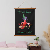 Wer ist dein Crawdaddy? Thunder_Cove Wandteppich Mit Holzrahmen (Schlafzimmer)
