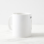 Wer ist dein Kätzchen? Große mit Augen Katzenkätzc Kaffeetasse (Vorderseite Links)