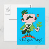 Wer ist dein Paddy? Postkarte (Vorne/Hinten)