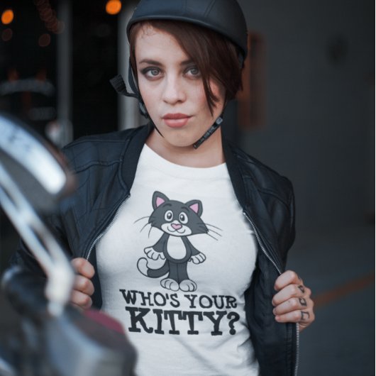 WER IST DEINE KÜCHE? NIEDLICHE CAT-T - SHIRT