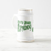 Wer ist deine Paddy-Tasse? Bierglas (Vorderseite Links)