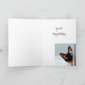 Wer ist der beste 40-Jährige? Cat Kitten Spaß Karte (Innenseite)