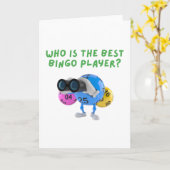 Wer ist der beste Bingospieler Karte (Gelbe Blume)