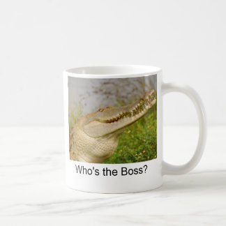 Wer ist der Chef? Kaffeetasse