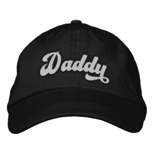 Wer ist der Daddy  Bestickte Baseballkappe