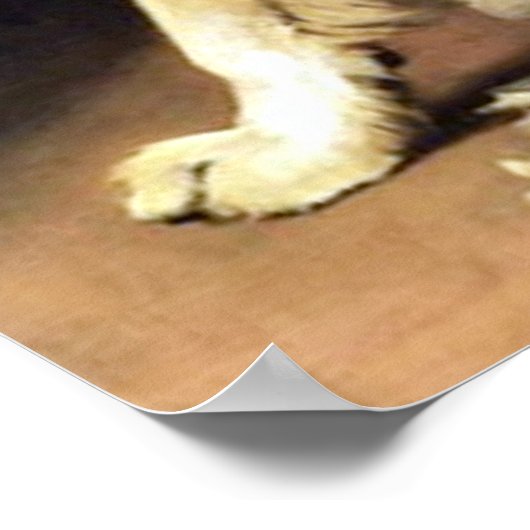 Wer ist der Größte? Poster (Ecke)