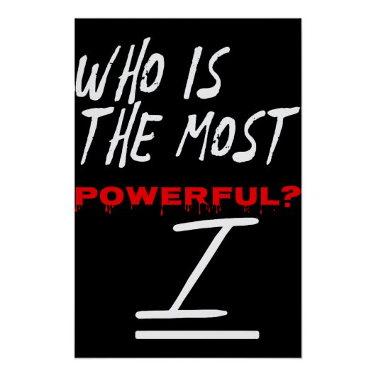 Wer ist der Mächtigste? I Poster (Vorderseite)