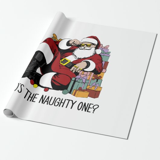 Wer ist der Naughty Geschenkpapier (Ungerollt)