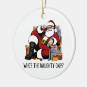 Wer ist der Naughty Keramik Ornament (Links)