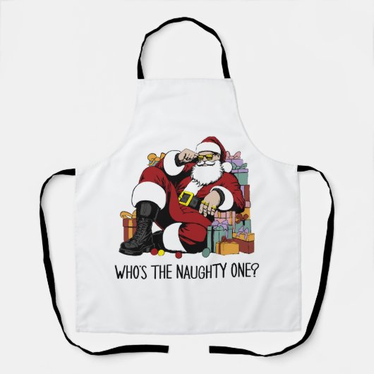 Wer ist der Naughty Schürze (Vorderseite)
