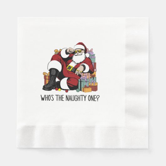 Wer ist der Naughty Serviette (Vorderseite)