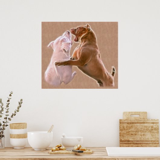 Wer ist der Pack Leader? Poster (Küche)