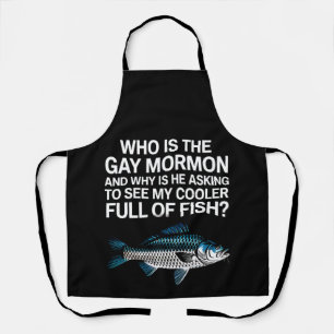 Wer ist der schwule Mormon lustiger LGBTQ Stolz Fi Schürze