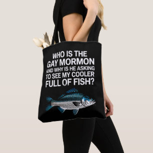 Wer ist der schwule Mormon lustiger LGBTQ Stolz Fi Tasche