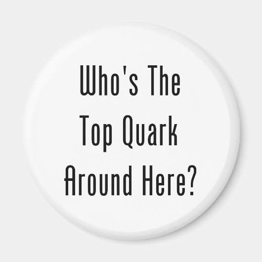 Wer ist der Top Quark hier? Magnet (Vorne)