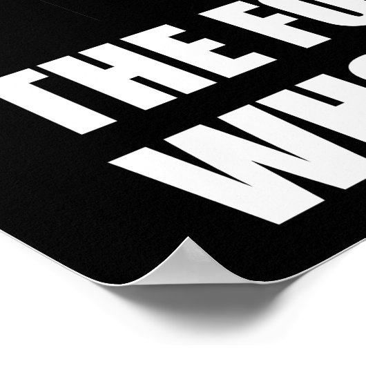 Wer ist der törichtere Anti-Trump? Poster (Ecke)