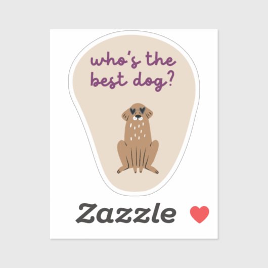 Wer ist die beste niedliche Illustration als lila Aufkleber (Blatt)