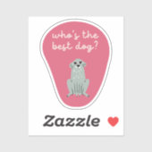 Wer ist die beste niedliche Illustration Kirsche p Aufkleber (Blatt)