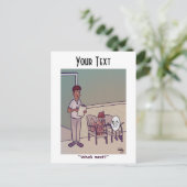 Wer ist die nächste Postkarte? Postkarte (Stehend Vorderseite)