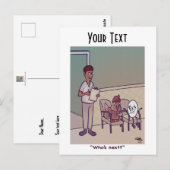 Wer ist die nächste Postkarte? Postkarte (Vorne/Hinten)