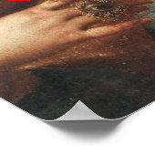 Wer ist diese kleine Mauermauer für Renaissancegem Poster (Ecke)