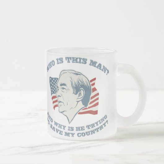 Wer ist dieser Mann? Tasse (Rechts)