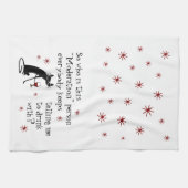 Wer ist dieses milde Weinangebot? Geschirrtuch (Horizontal)