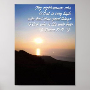 Wer ist dir gleich, o Gott Poster