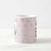 Wer ist ein guter Hund? Girly Pink Dog Foto Kaffeetasse (Mittel)
