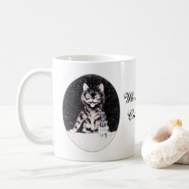 Wer ist eine verrückte Katzen-Dame? Tasse 11oz