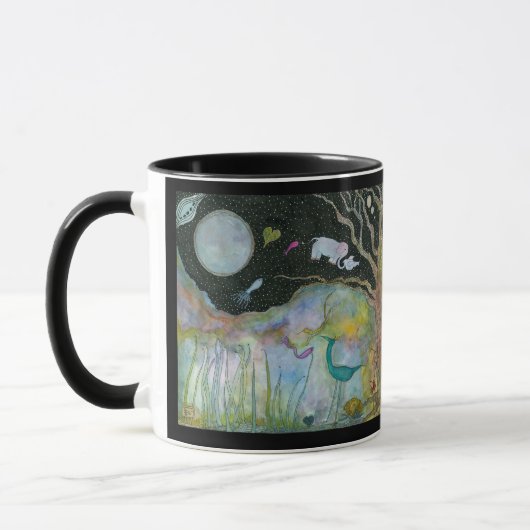 Wer ist gegangen? Mug Tasse (Links)