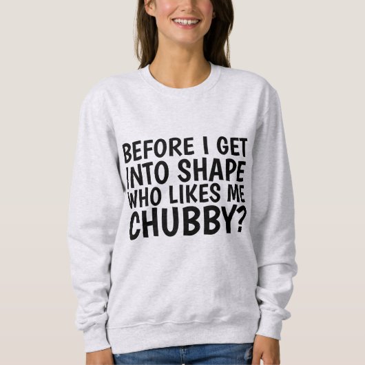 WER IST GERNE SCHUBBY? BBW FUNNY-T - SHIRT (Vorderseite)