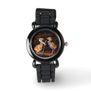 Wer ist größer? Sandhühner Armbanduhr