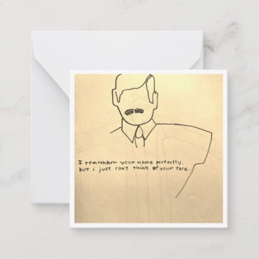 Wer ist Ihr Geburtstag? Mitteilungskarte (Vorderseite)