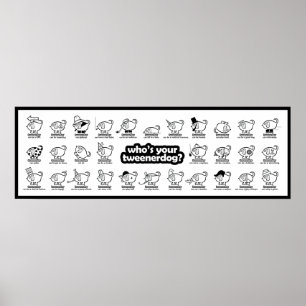 wer ist Ihr tweenerdog? Entwurf #1 Plakat