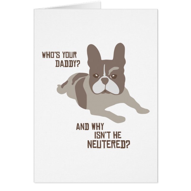 Wer ist Ihr Vati? (Vorne)