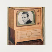 Wer ist im Fernsehen? Wandteppich (Vorderseite)