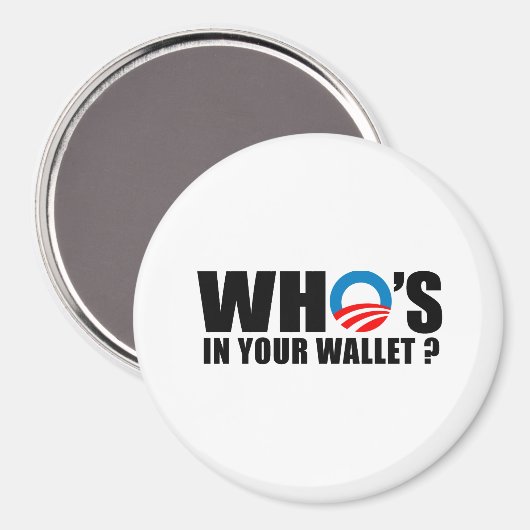 WER IST IN DEINEM WALLET MAGNET (Vorderseite/Rückseite)