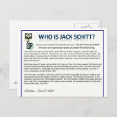 Wer ist Jack Schitt? Postkarte (Vorne/Hinten)