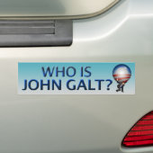 Wer ist John Galt? Autoaufkleber (Auf Auto)