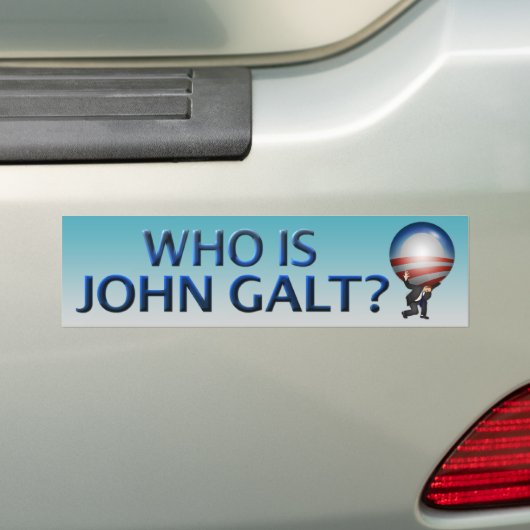Wer ist John Galt? Autoaufkleber (Auf Auto)