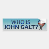 Wer ist John Galt? Autoaufkleber (Vorne)