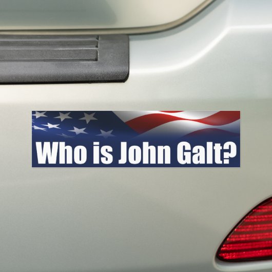 Wer ist John Galt? Autoaufkleber (Auf Auto)