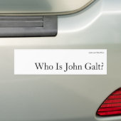 Wer ist John Galt? Autoaufkleber (Auf Auto)