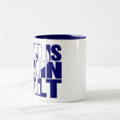 Wer ist John Galt? Blau der Tasse 11oz (Mittel)
